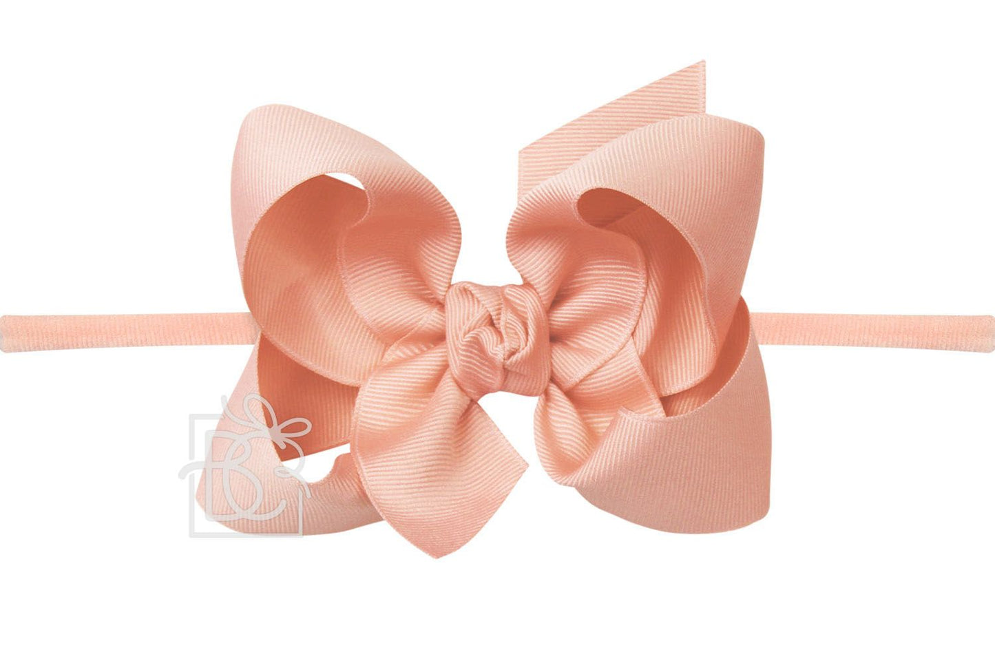 Light Coral 4.5" Headband Bow