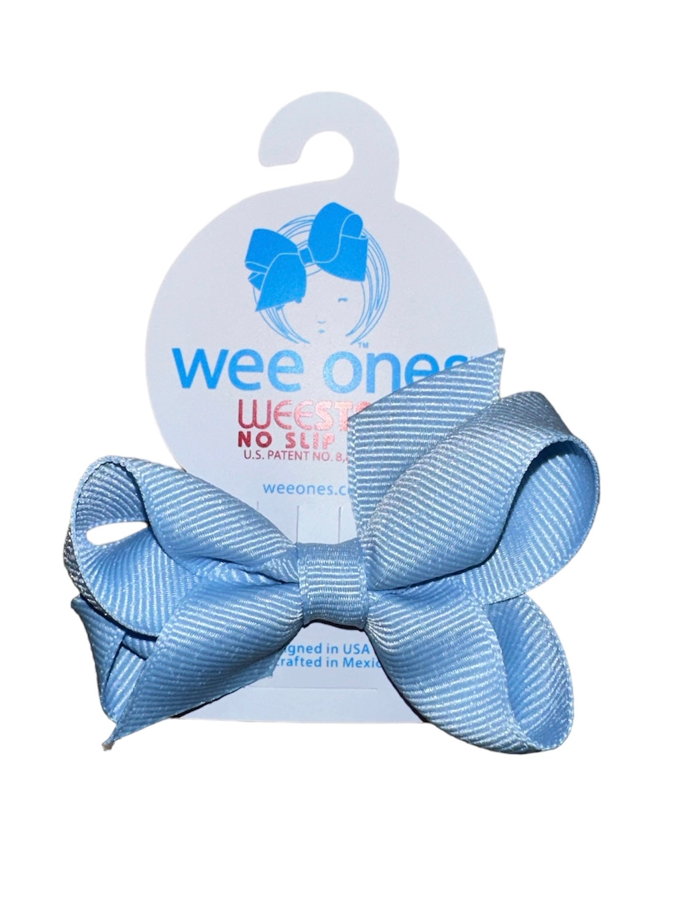 Mini Light Blue Bow