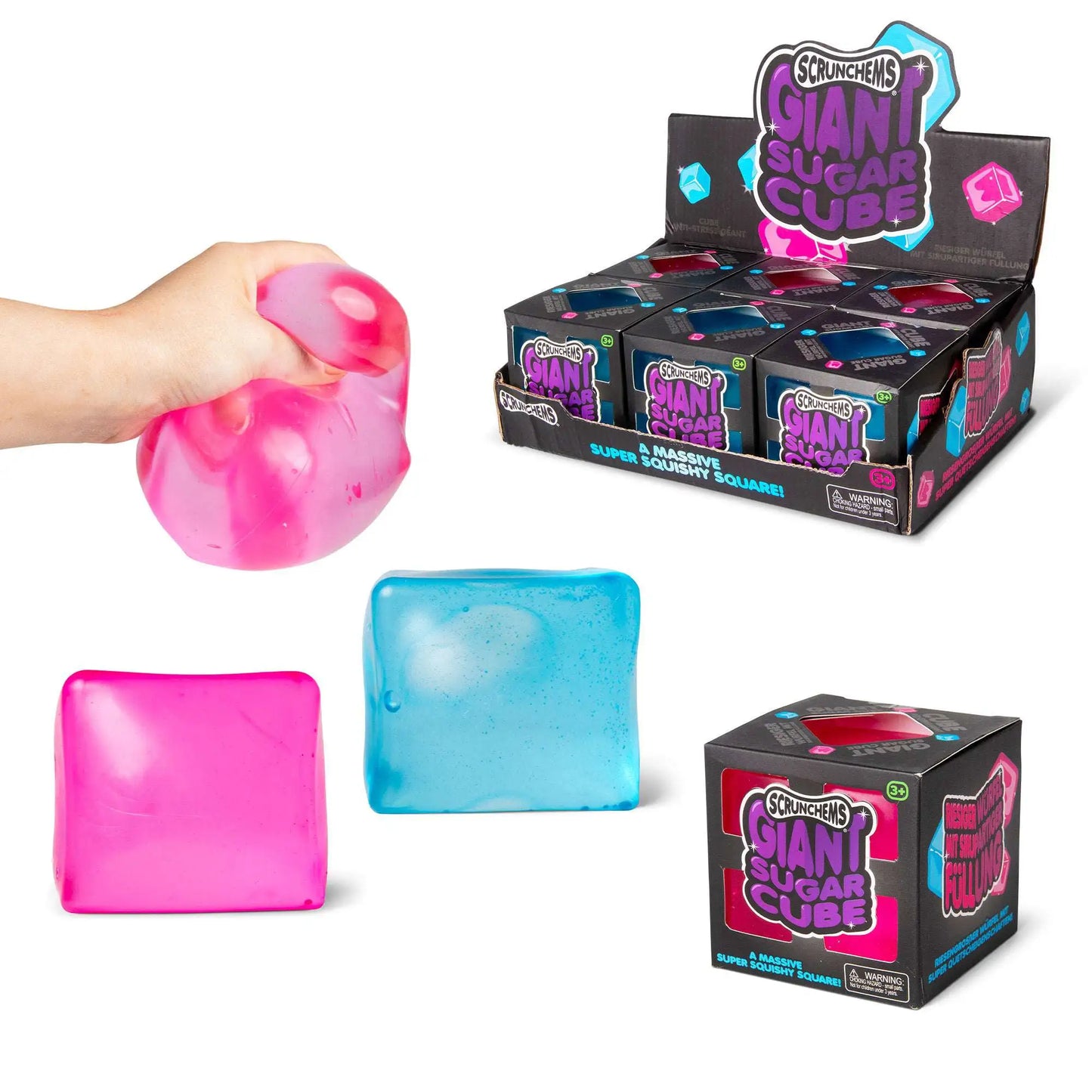 Scrunchems Giant Sugar Cube - Assorted