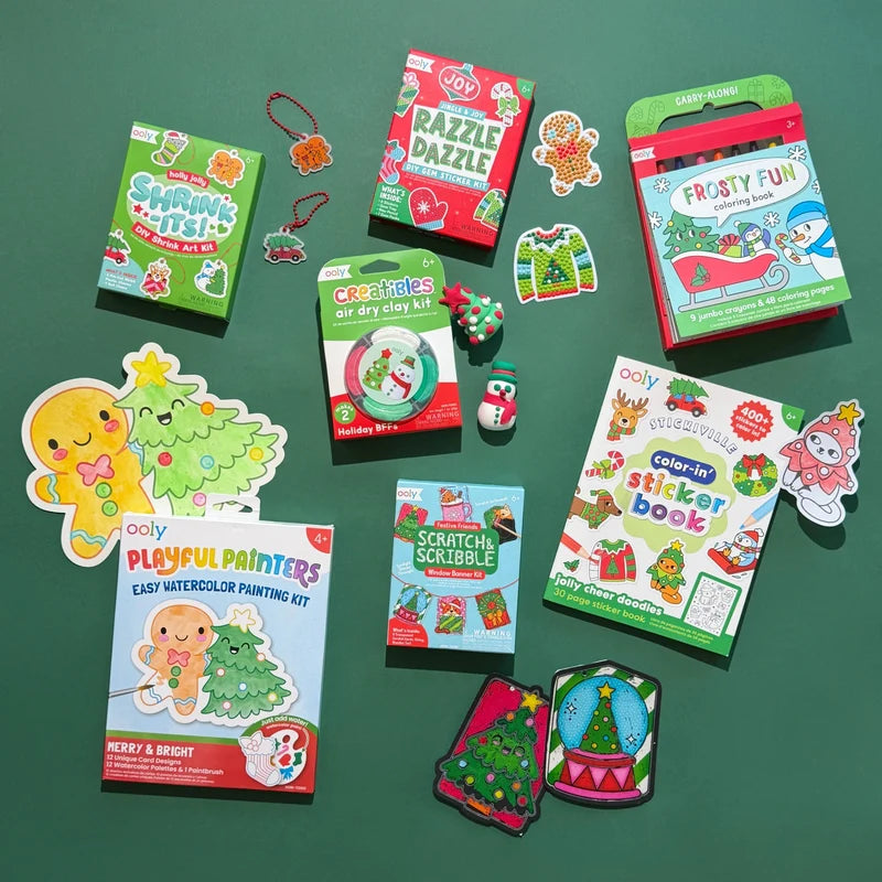 Carry Along: Frosty Fun Coloring Book Set