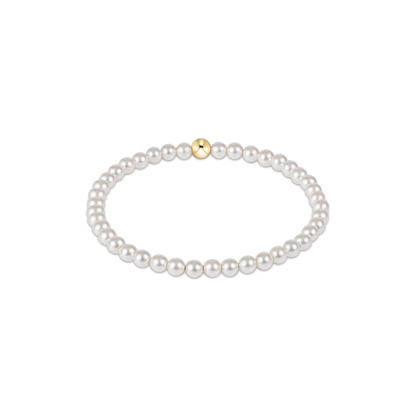 Classic Pearl 4mm Bead Bracelet