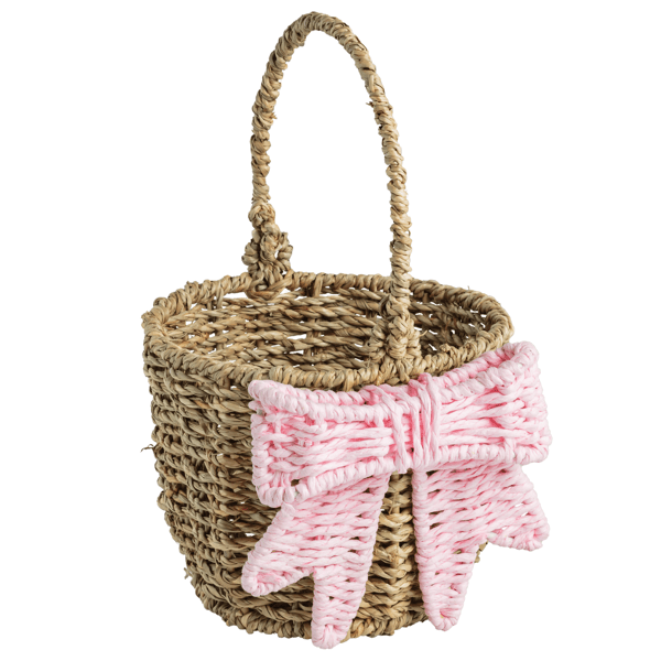 Woven Bow Easter Basket