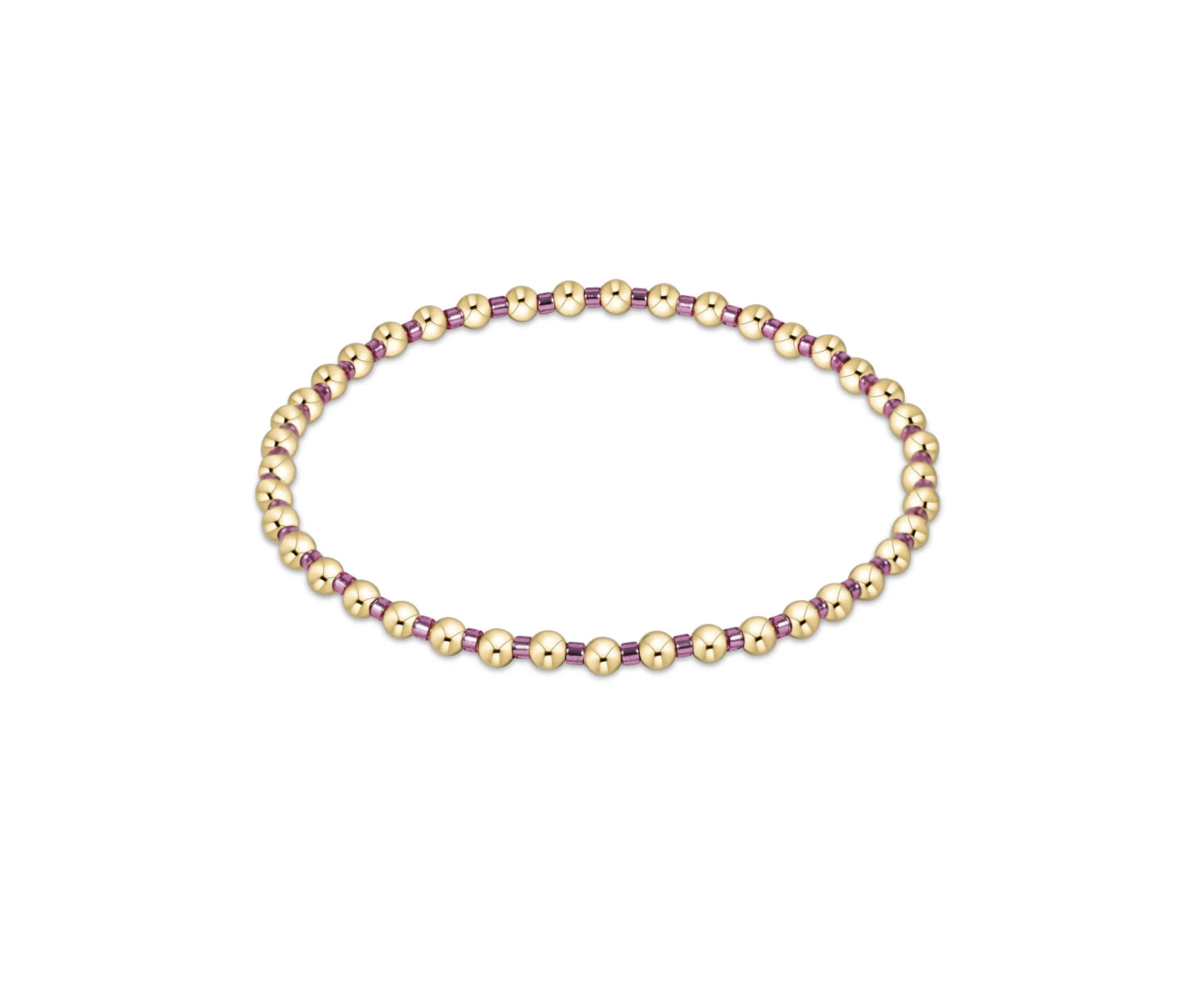 Hope Grateful Bracelet - Pink Metallic