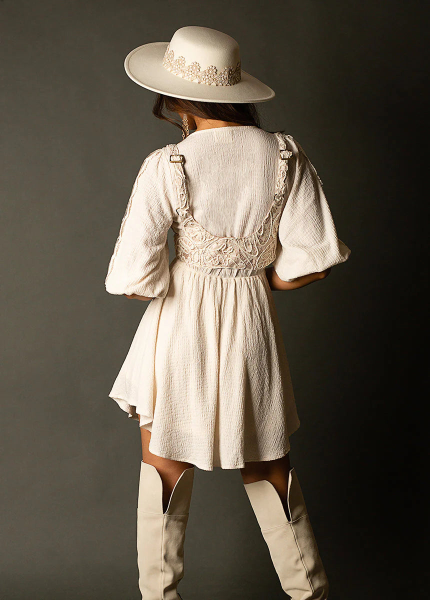 Cream Whimiscal Halo Hat