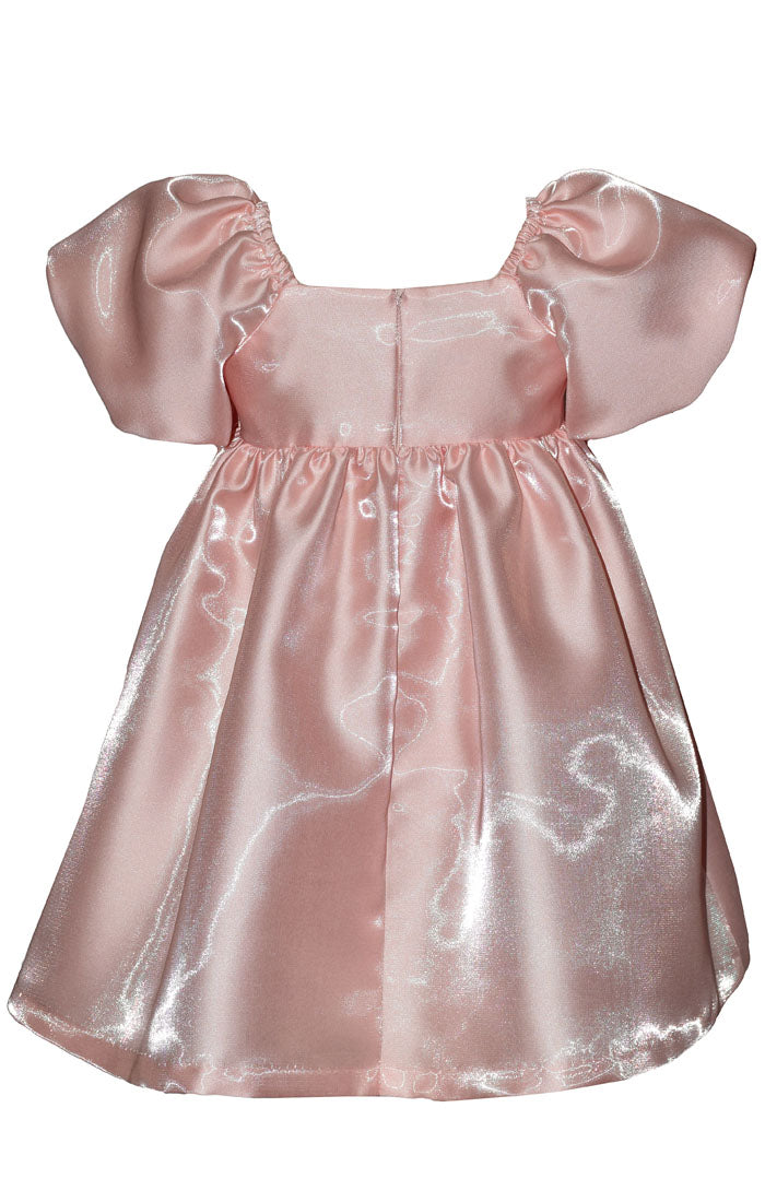 Pink Shimmer Mikado Dress