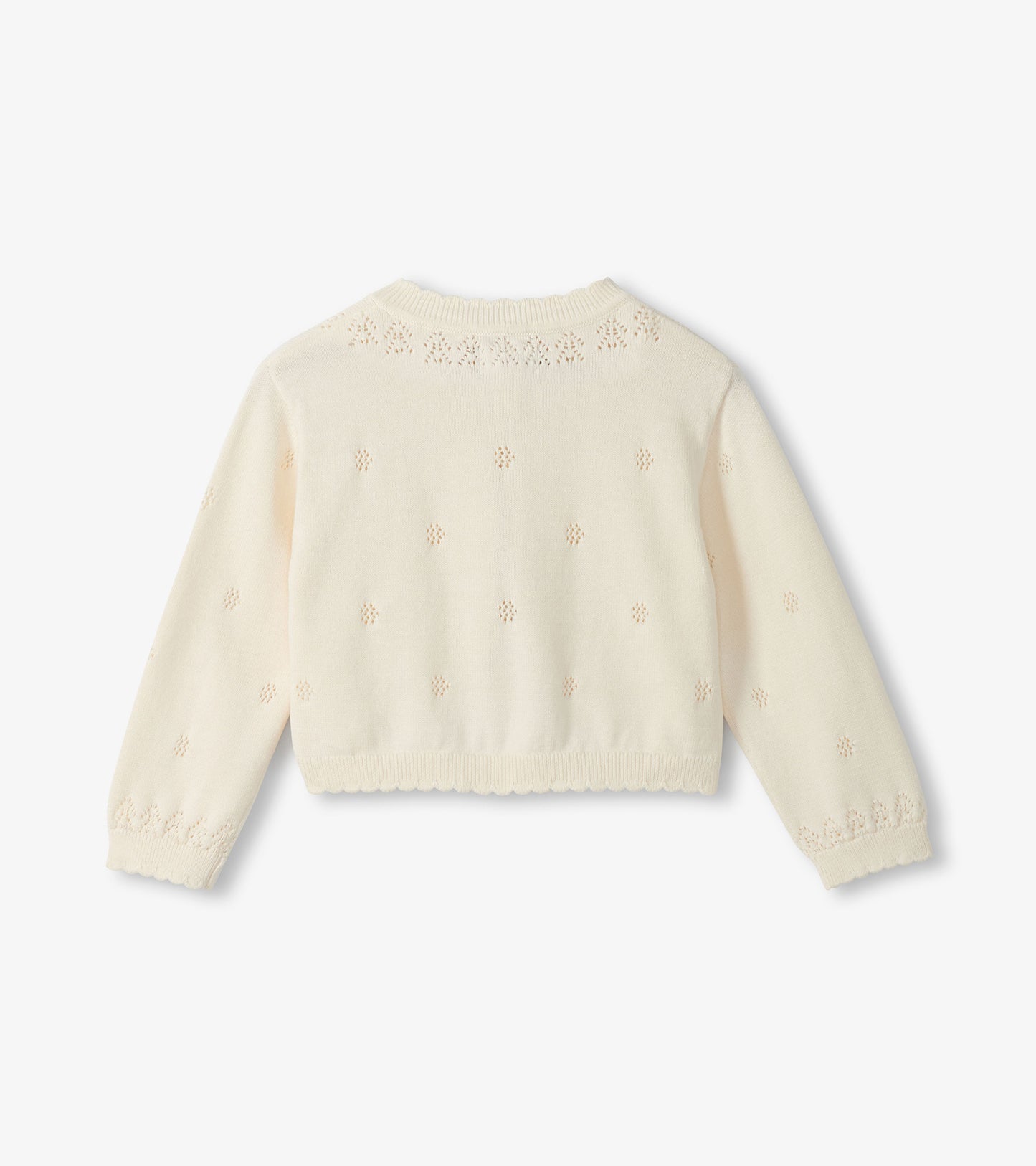 Lace Pointelle Knit Cardigan