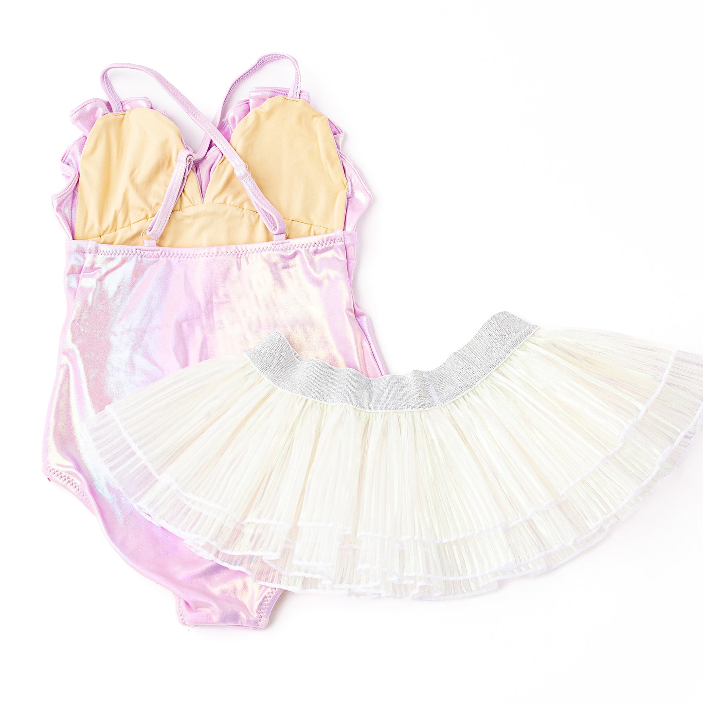 Lilac Metallic Swimsuit & Tutu