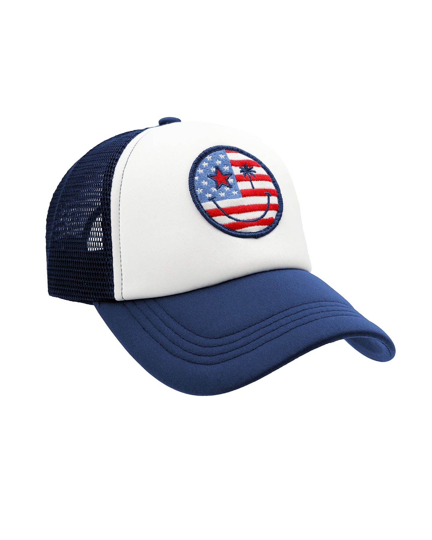 American Smiley Trucker Hat