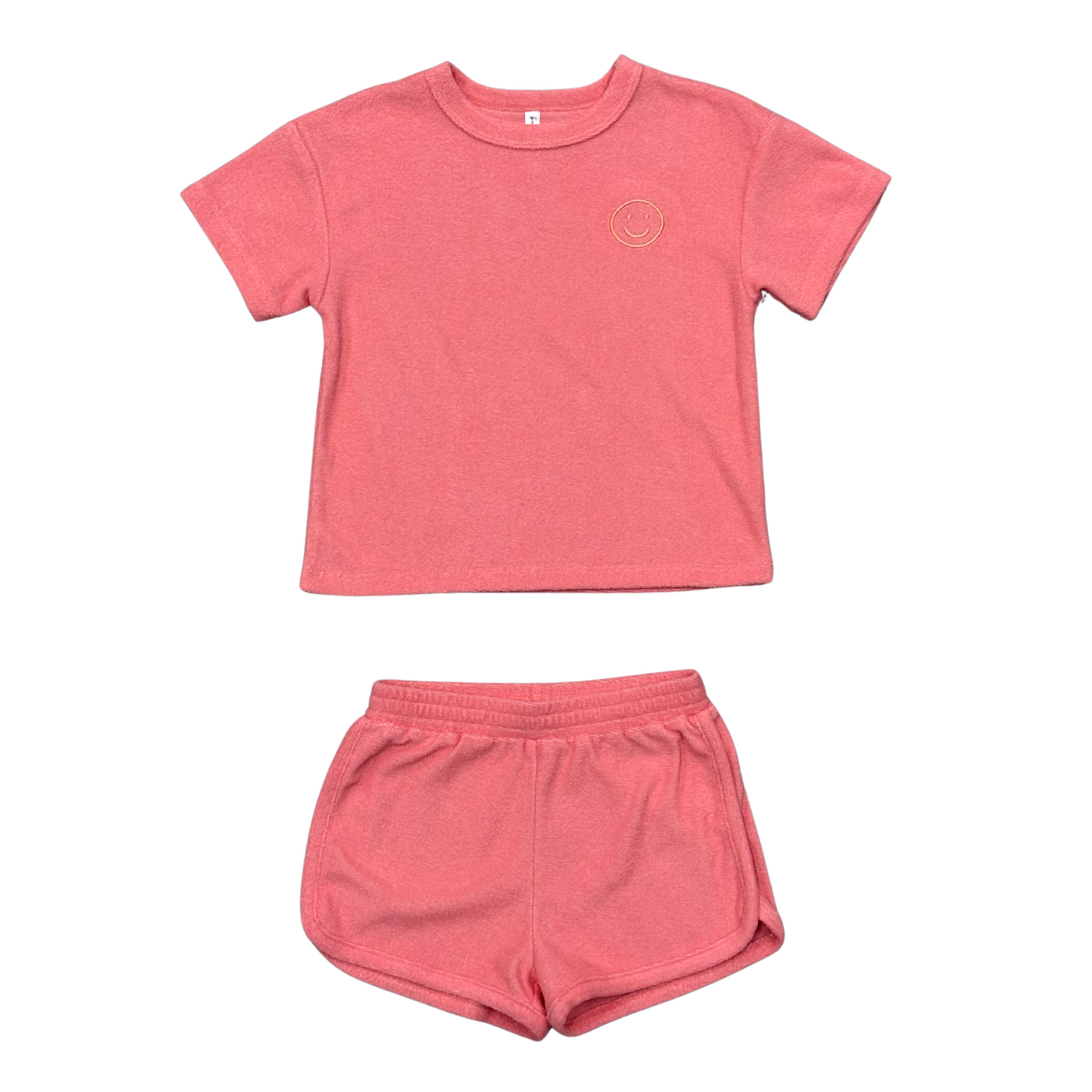 Strawberry Ice Smiley Short Set