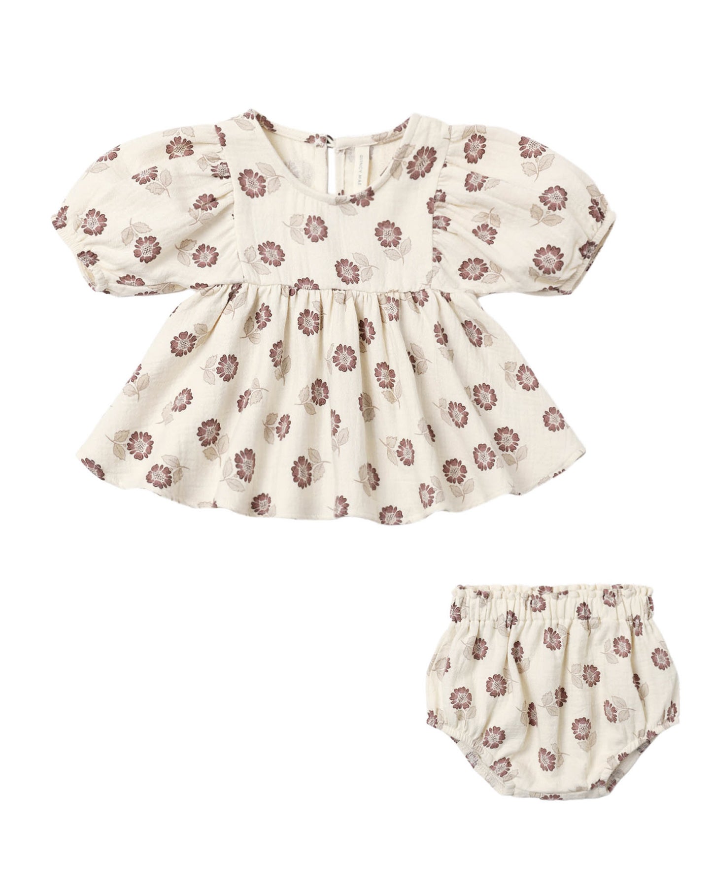 Fall Floral Francy Dress Bloomer Set