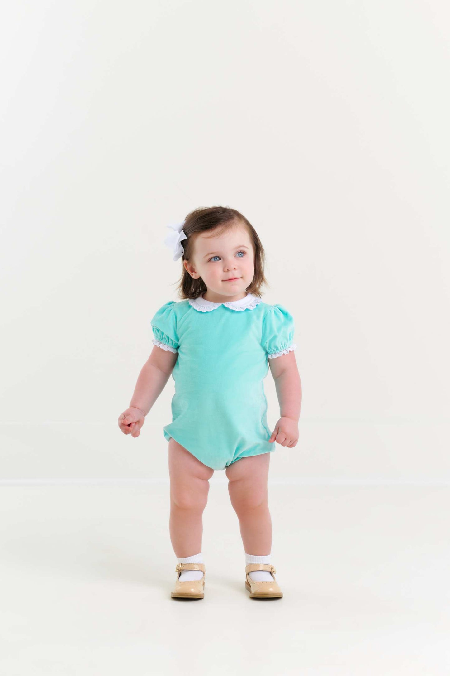 Edisto Egg Blue Velveteen Bedford Bubble