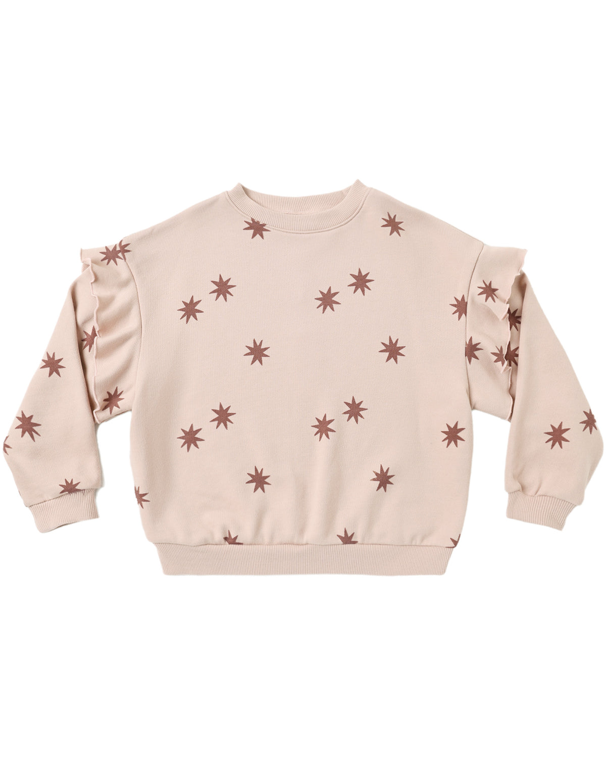 Ruffle Sweater Clay Stars