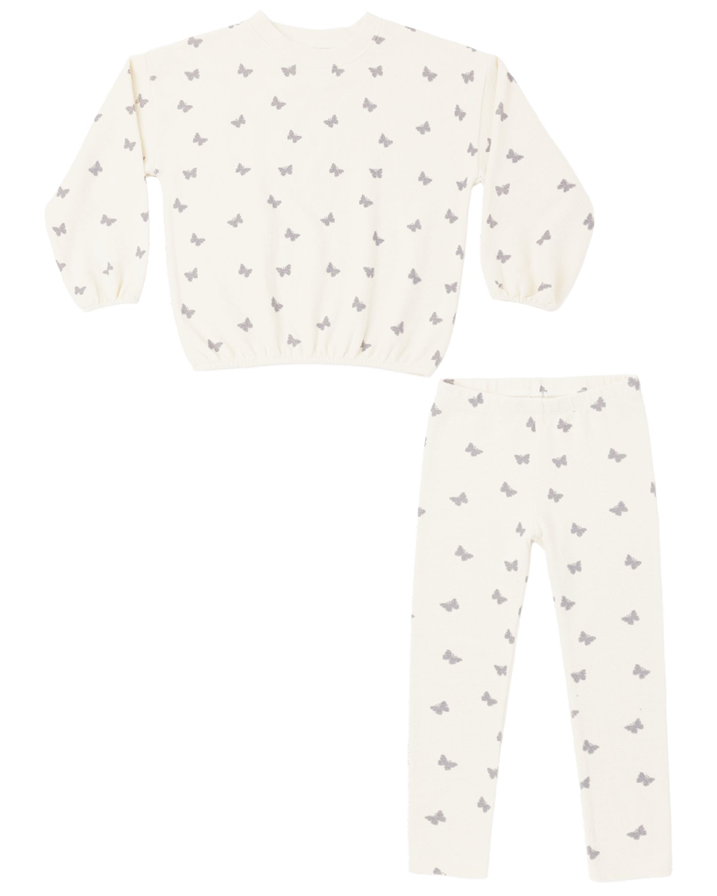 Butterfly Ditsy Spongey Knit Set