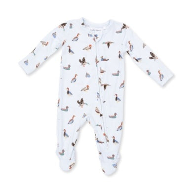 American Ducks Zipper Footie