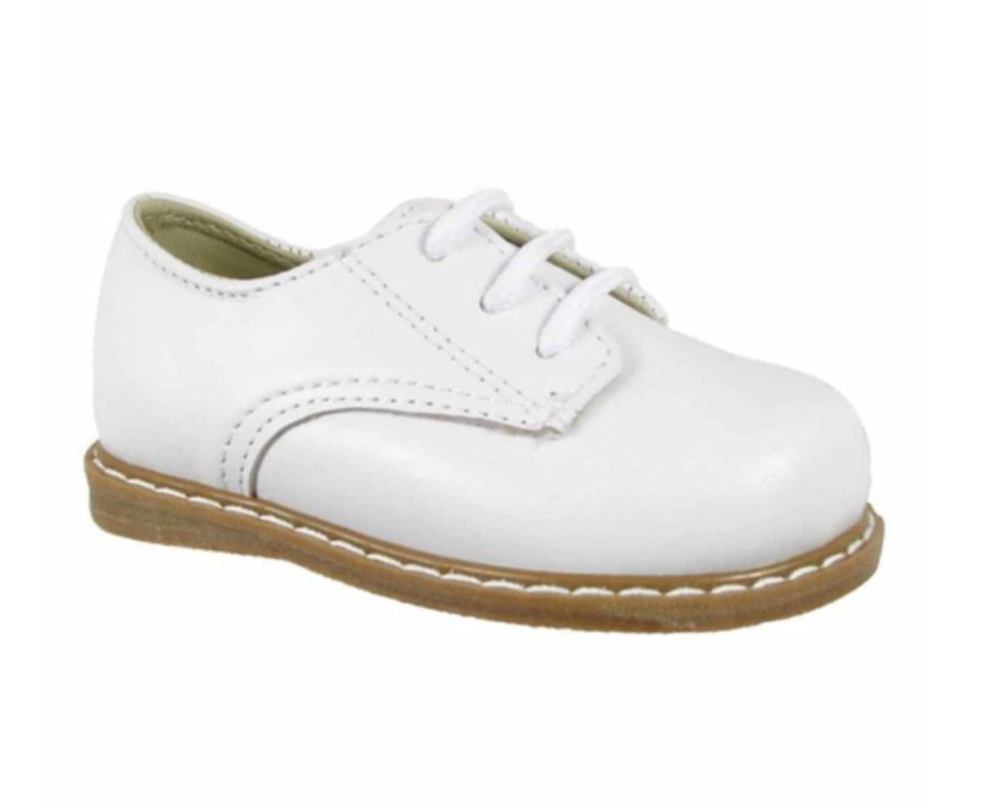 White Leather Oxfords