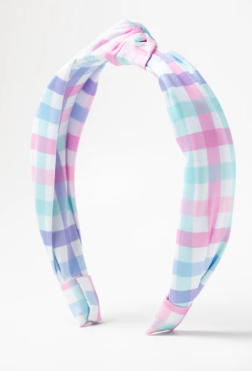 Blue Sky Top Knot Headband