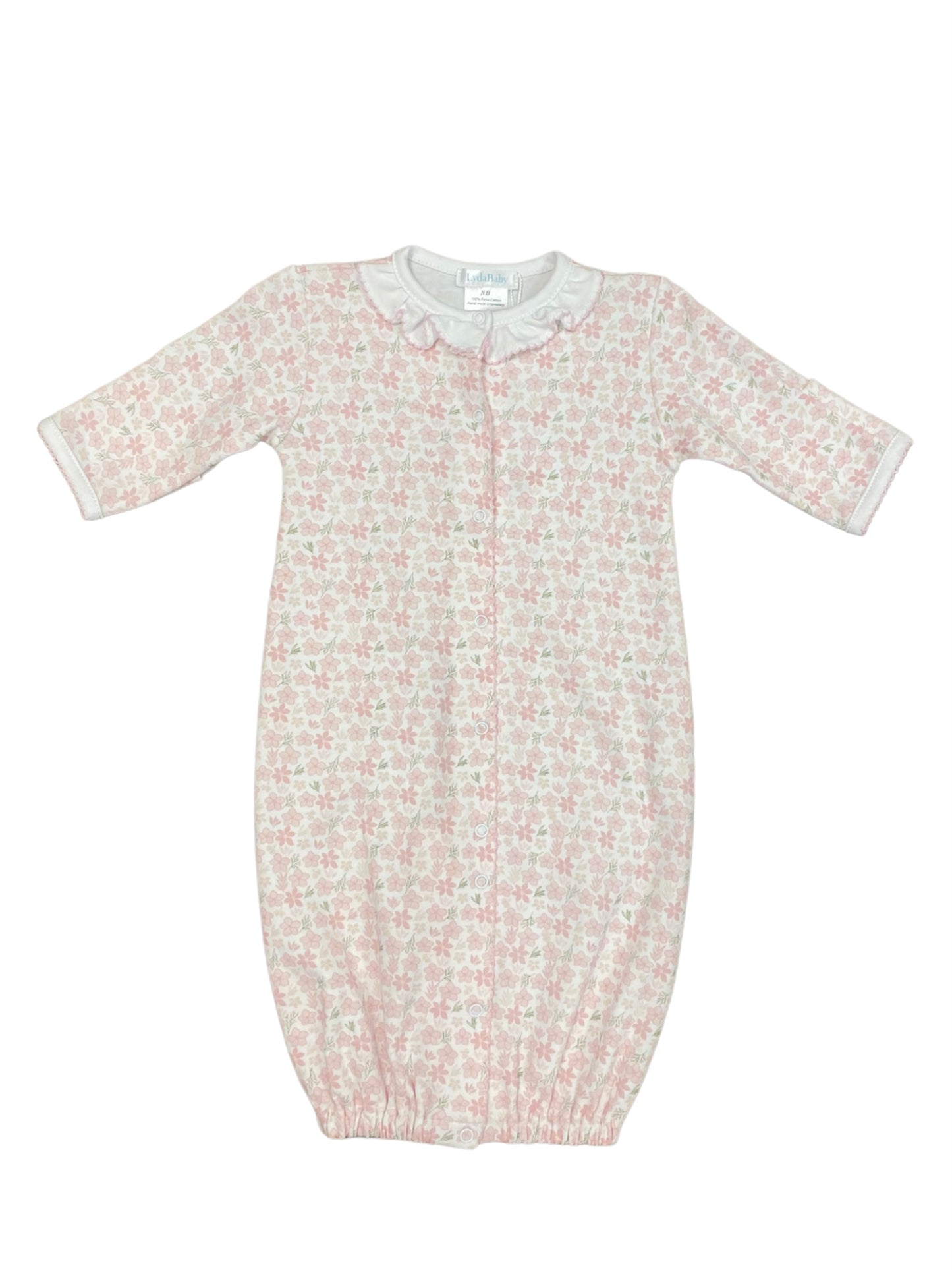 Pink Floral Convertible Gown