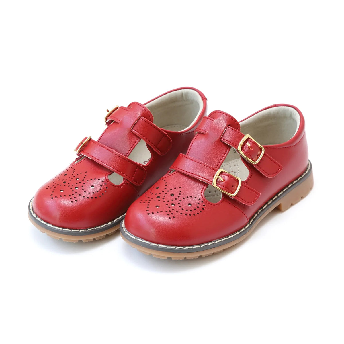 Red English Double Strap