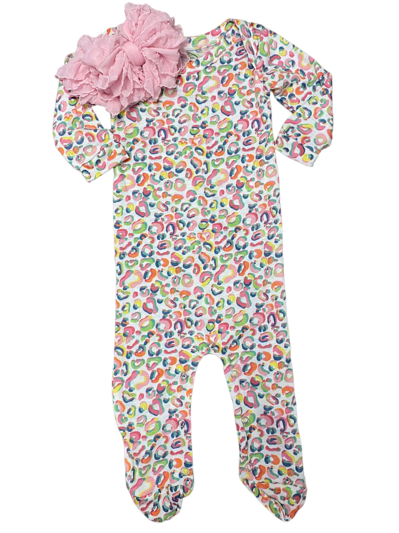 Multi Cheetah Footie
