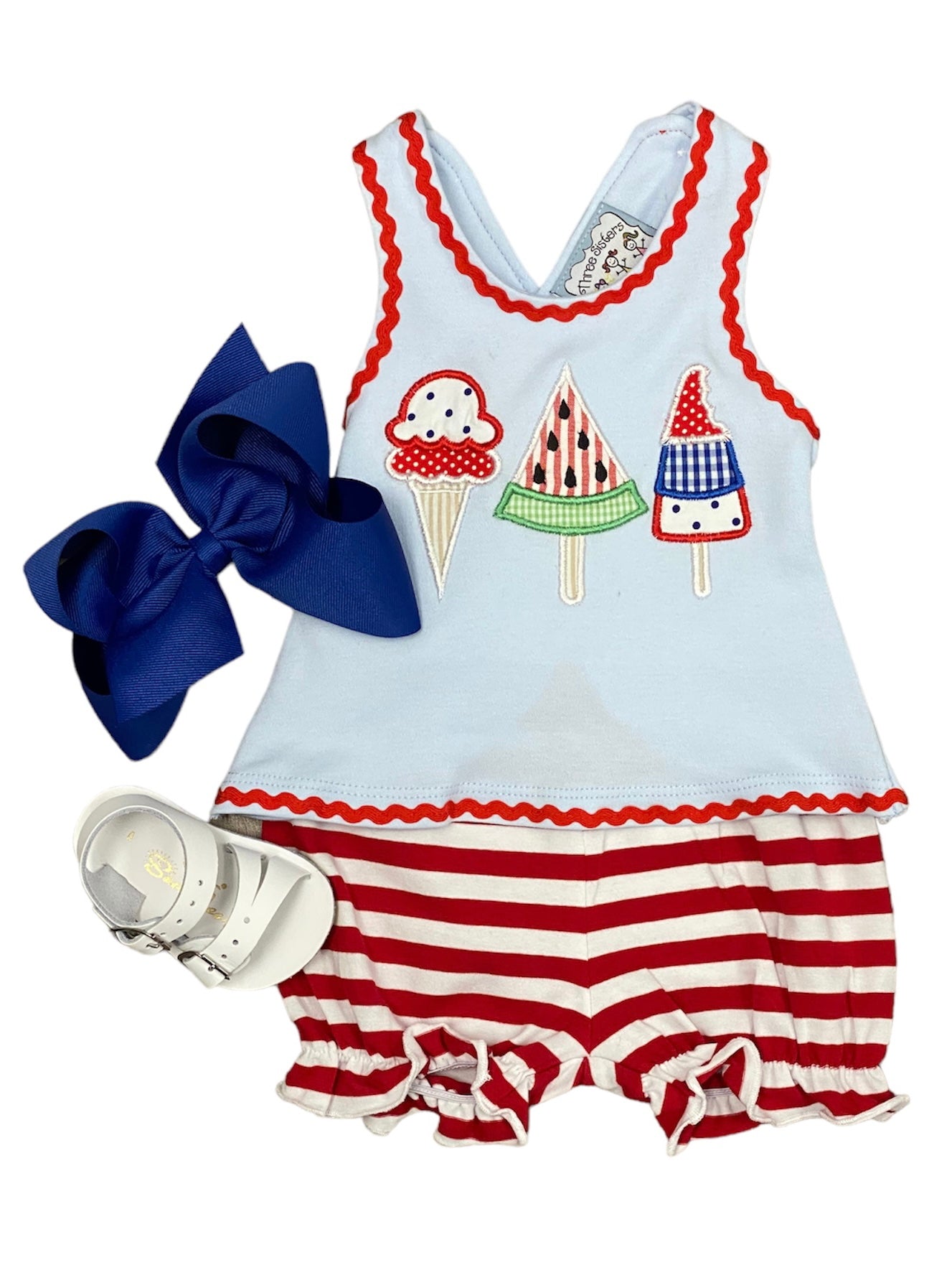 Summer Days Appliqué Bloomer Set
