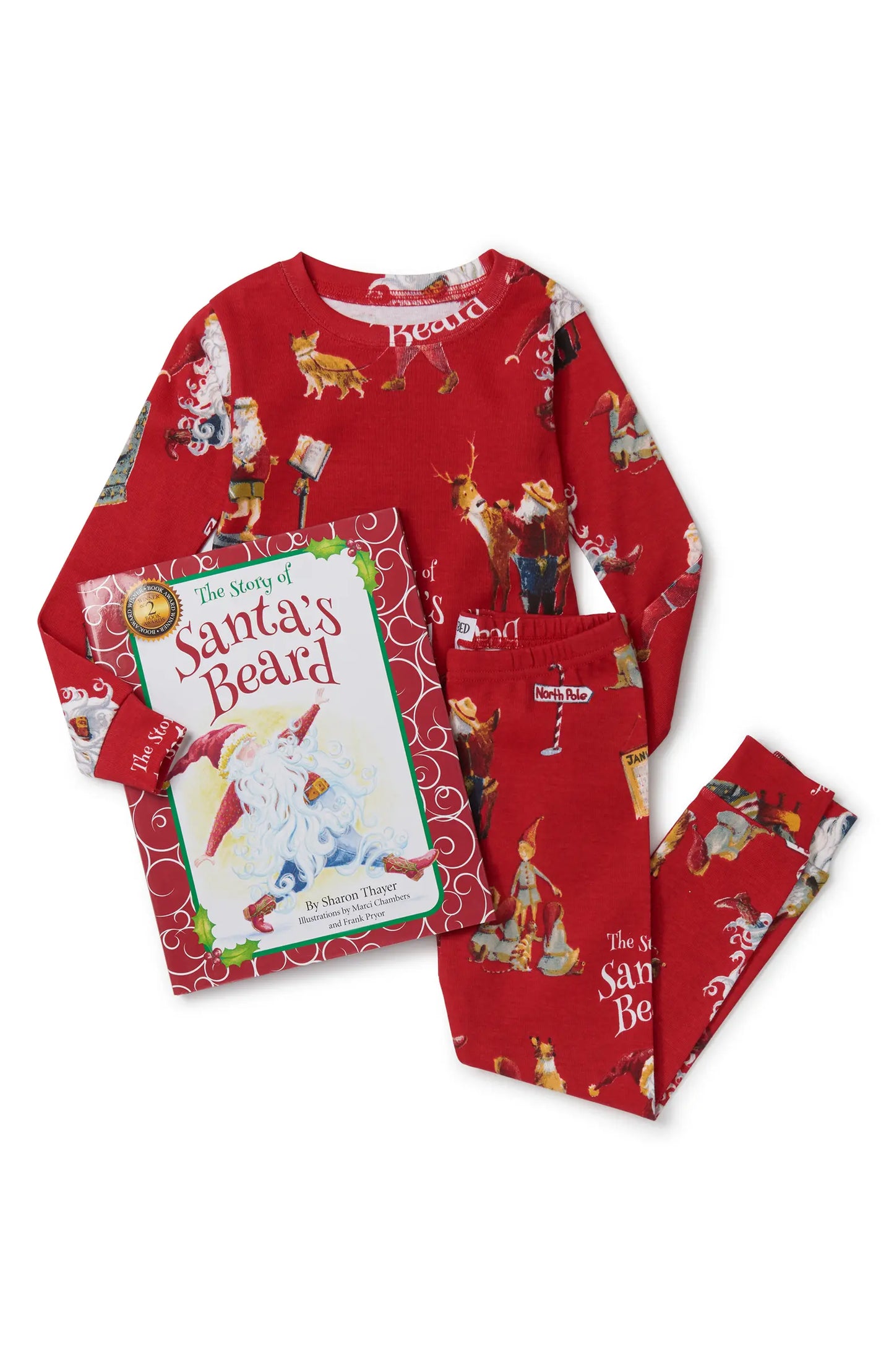 Santa Beard Pajamas w/ Book