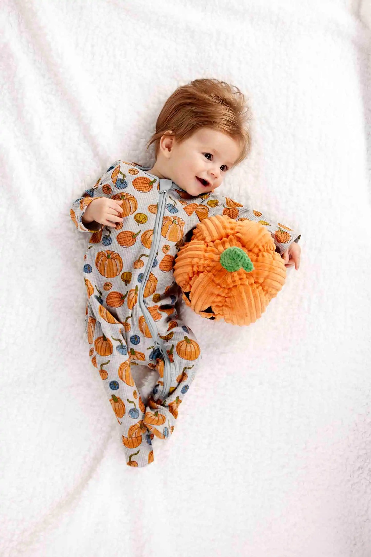 Pumpkin Patch Zipper Sleeper