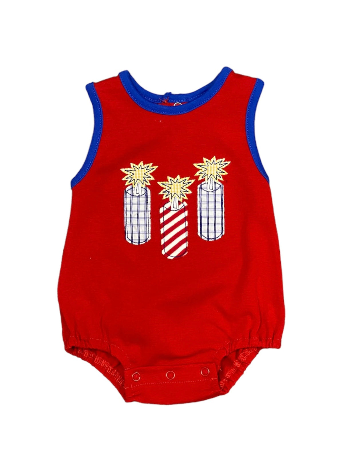 Fireworks Appliqué Boys Short Set
