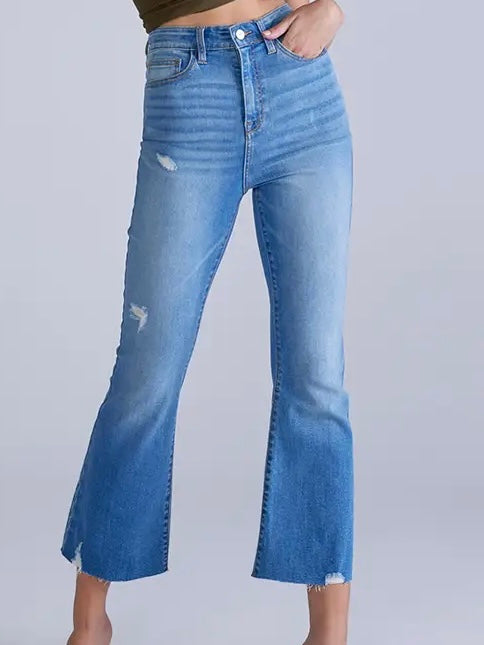 High Rise Crop Boot Cut