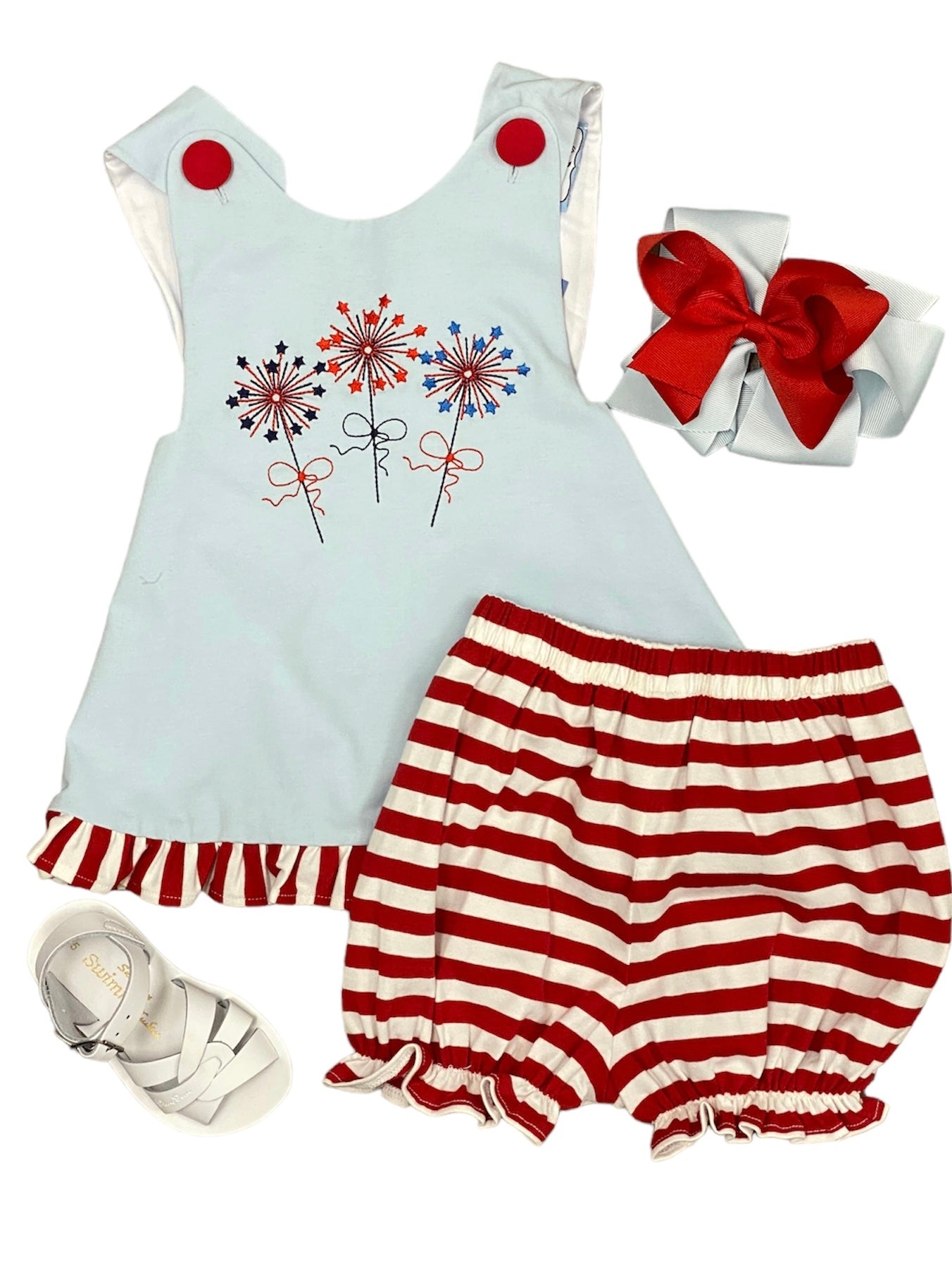 Fireworks Crossback Bloomer Set