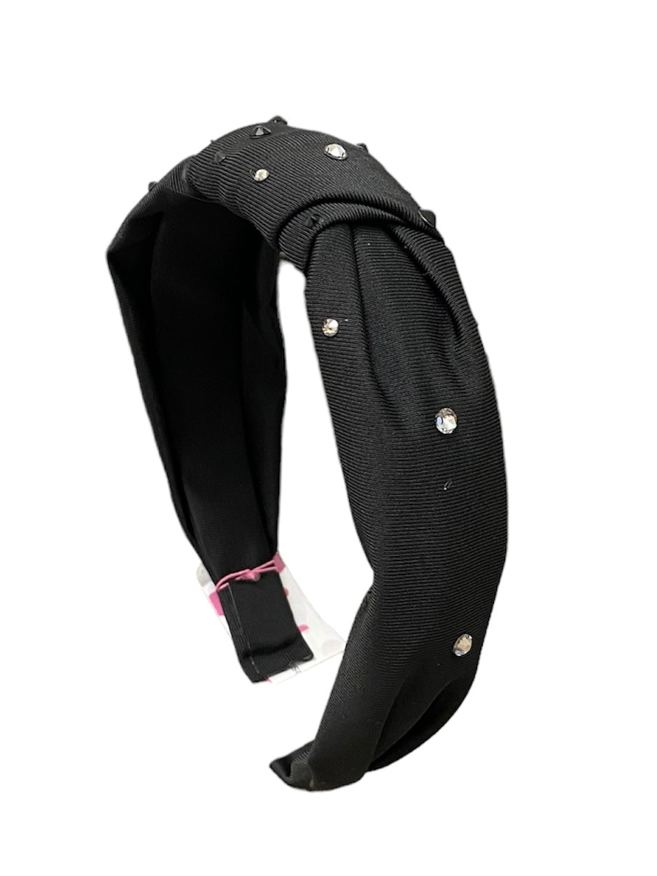 Black Headband w/ Rhinestones