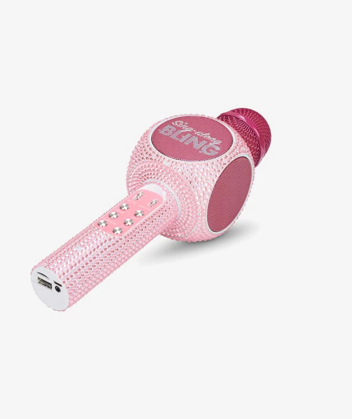 Pink Bling Karaoke Mic & Speaker