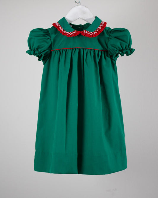 Green Geo Caroline Dress