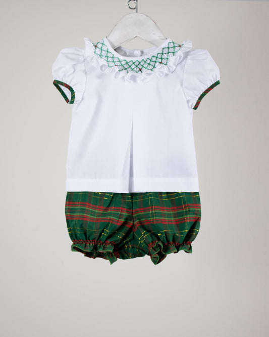 Red/Green Plaid Claire Set