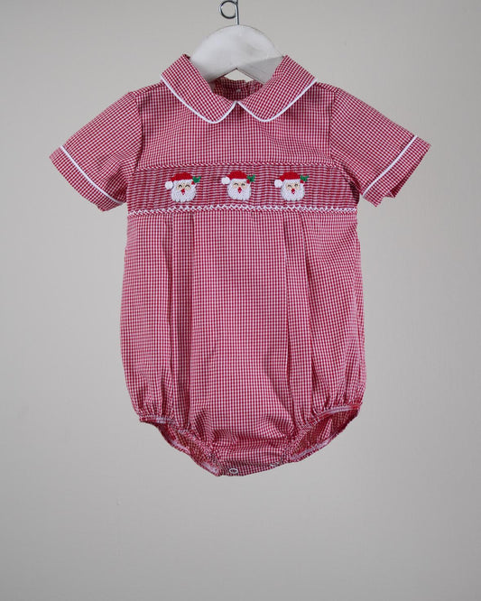 Little Claus Gingham Caleb Bubble