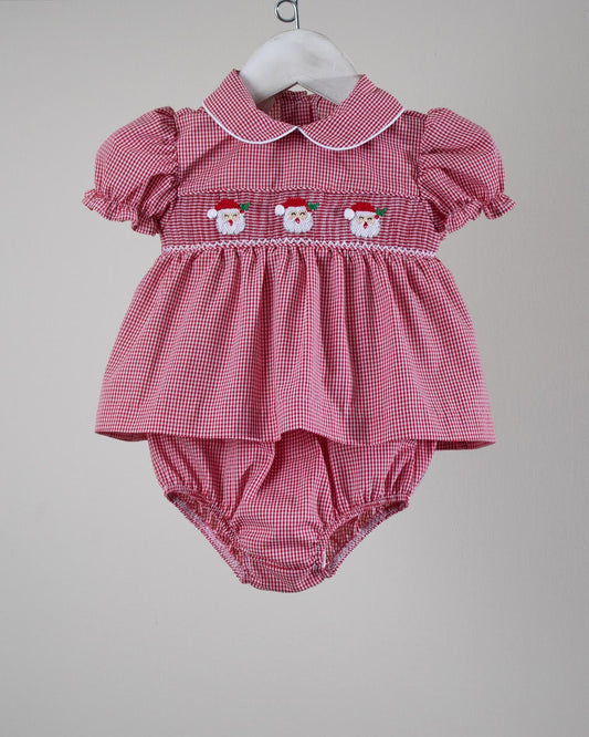 Little Claus Gingham Brooklyn Set