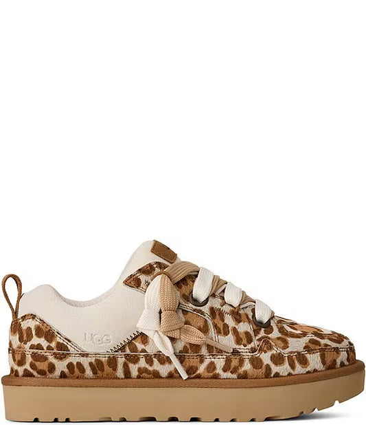 Women Lo Lowmen Plains Leopard Sneaker