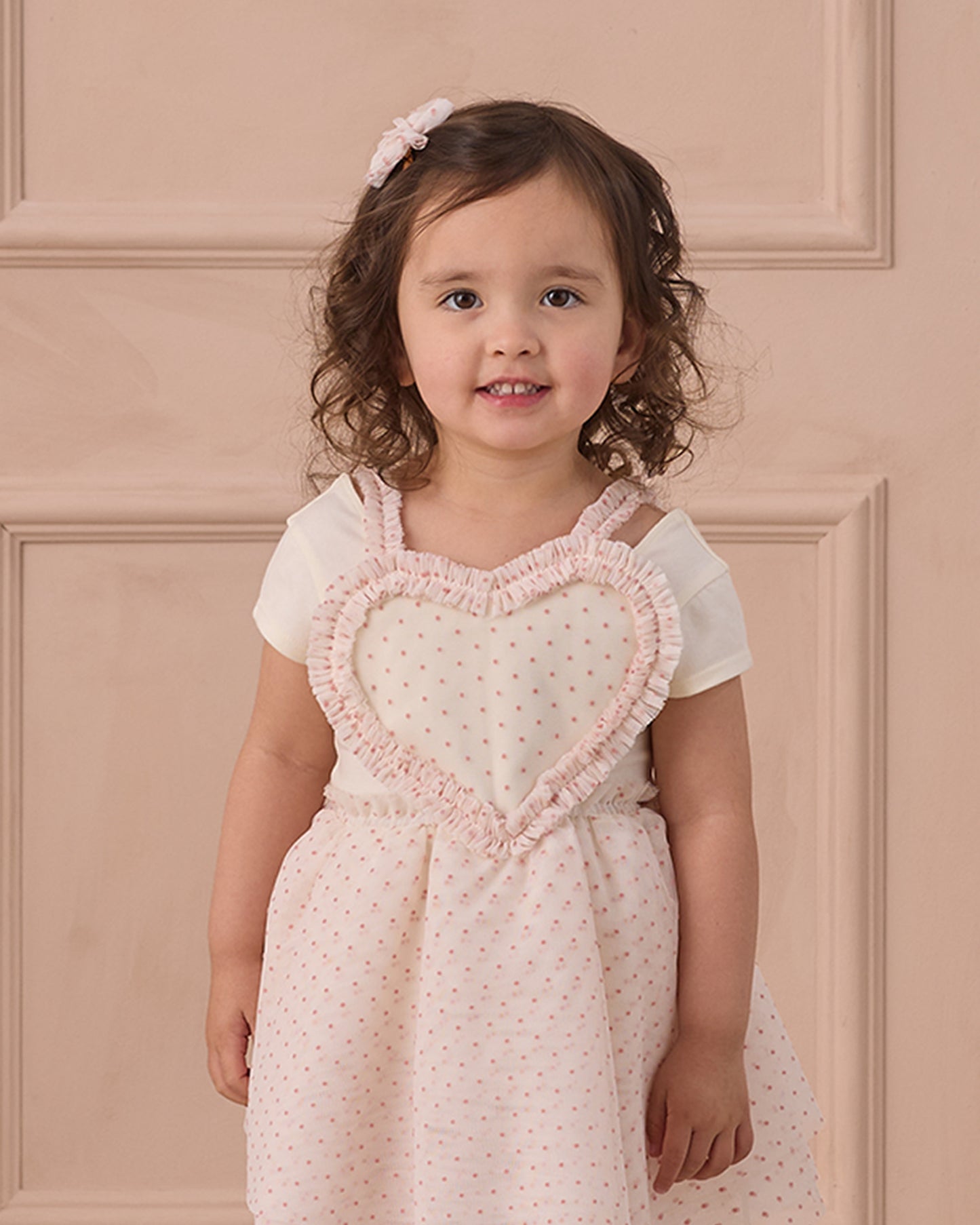 Ivory Dot Coraline Dress