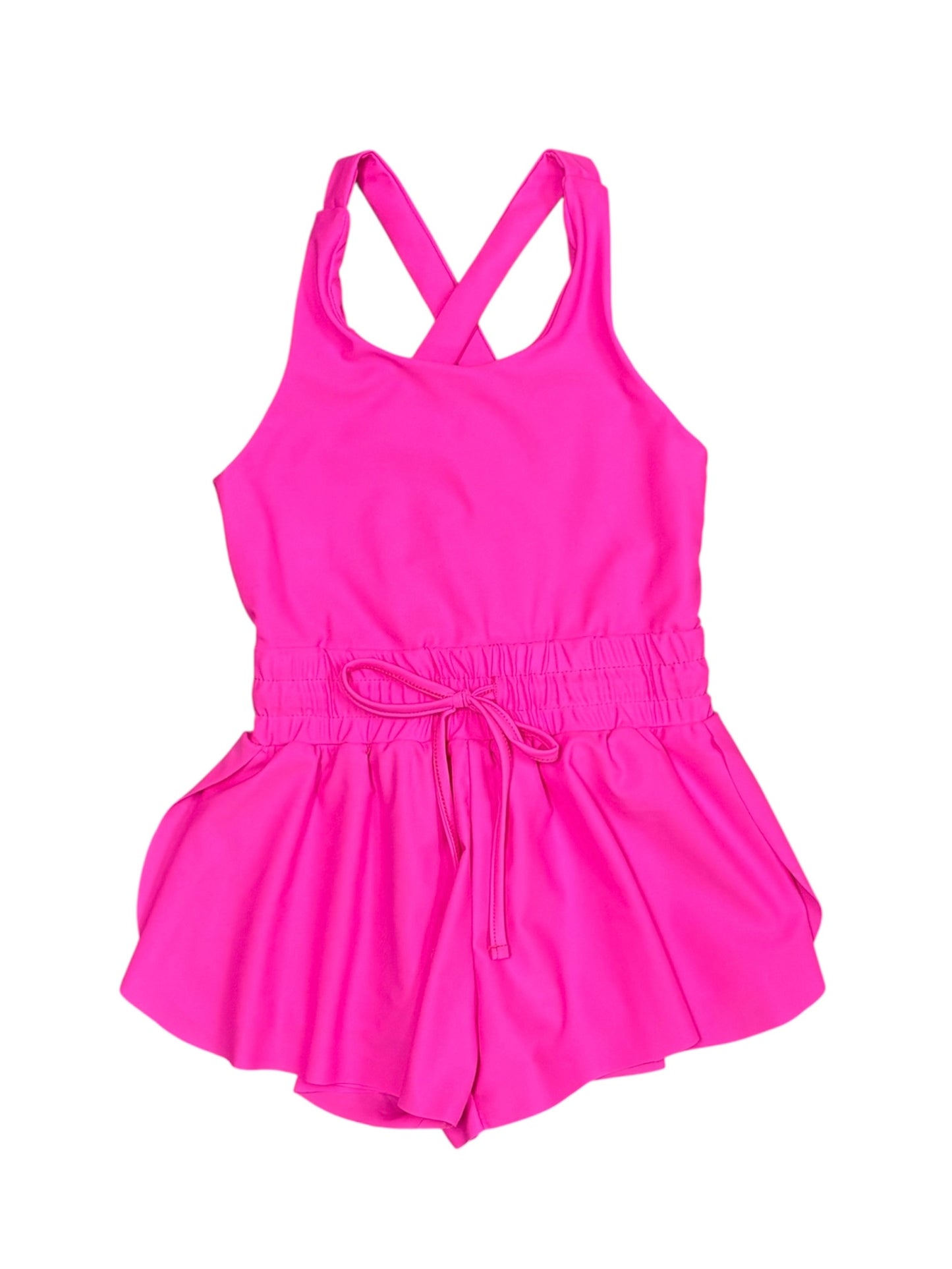 Hot Pink Butterfly Romper