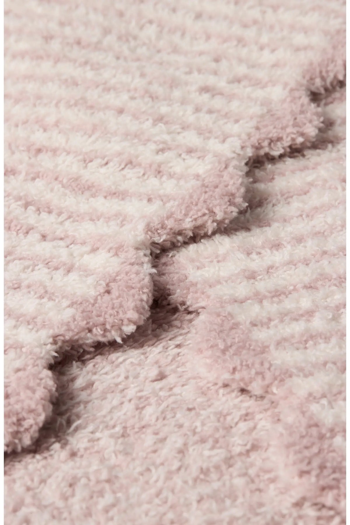 CozyChic® Rose Striped Scalloped Receiving Blanket