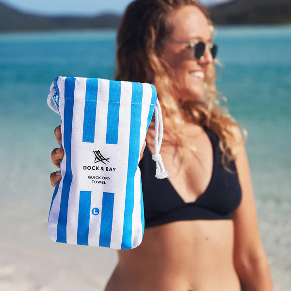 Bondi Blue Quick Dry Towel