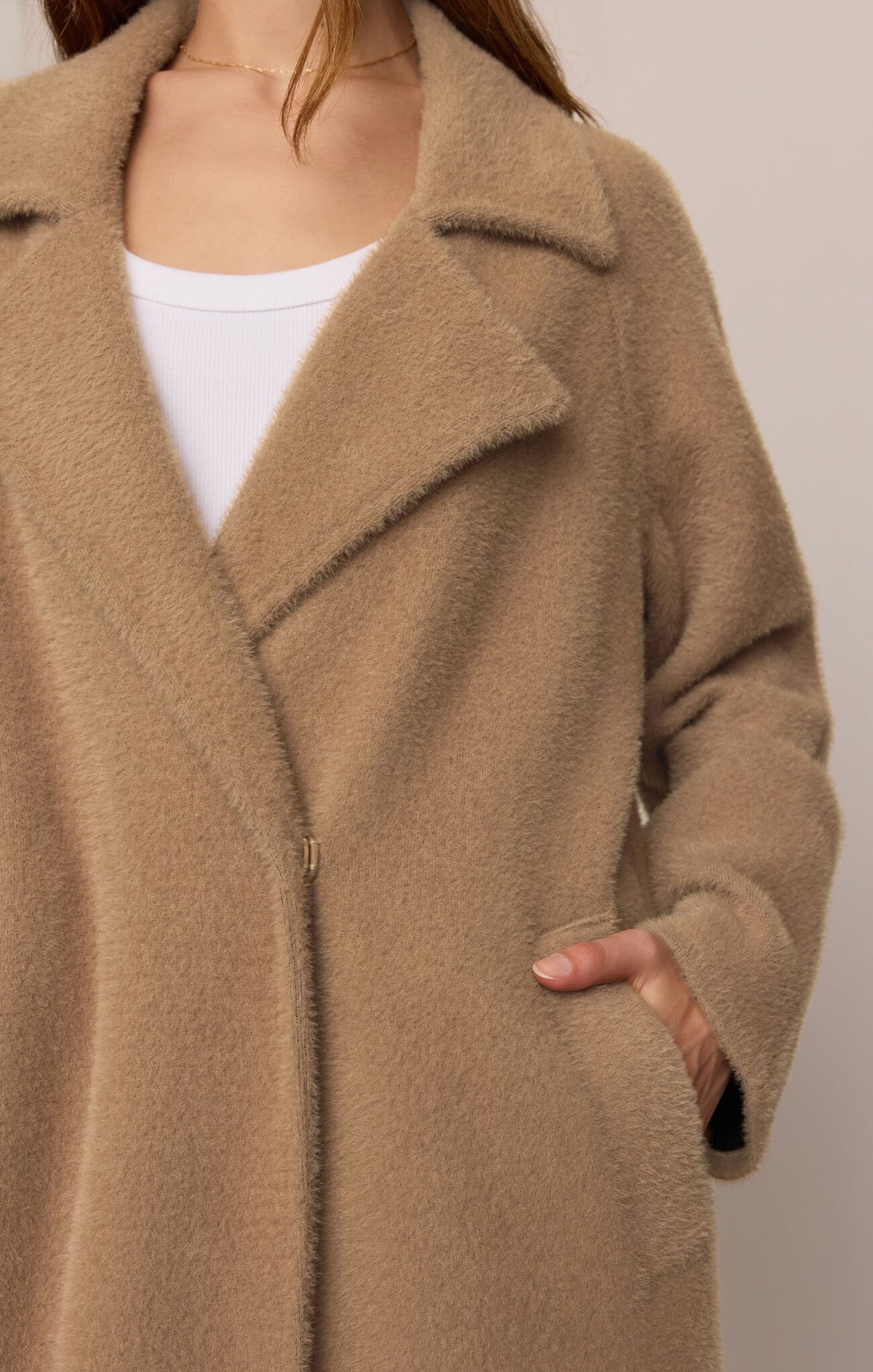 Crosby Cocoon Coat - Light Toffee