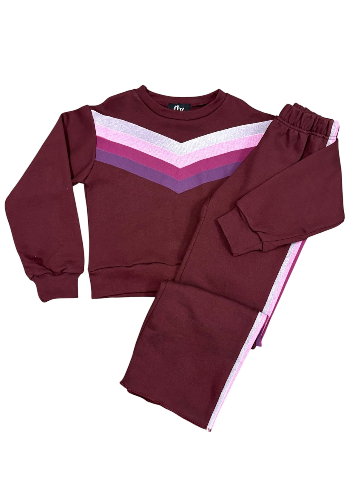 French Terry Burgundy Sweatshirt