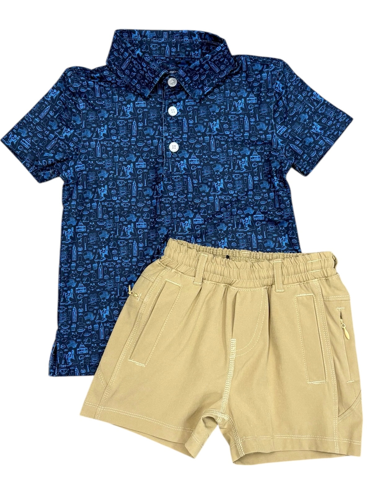 Khaki FB Shorts