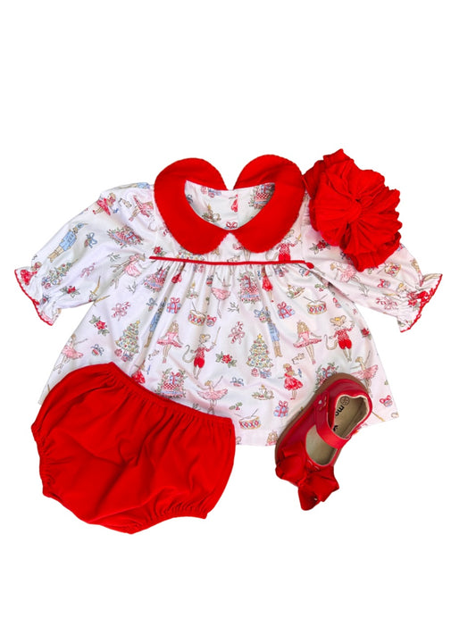 Nutcracker L/S Bloomer Set