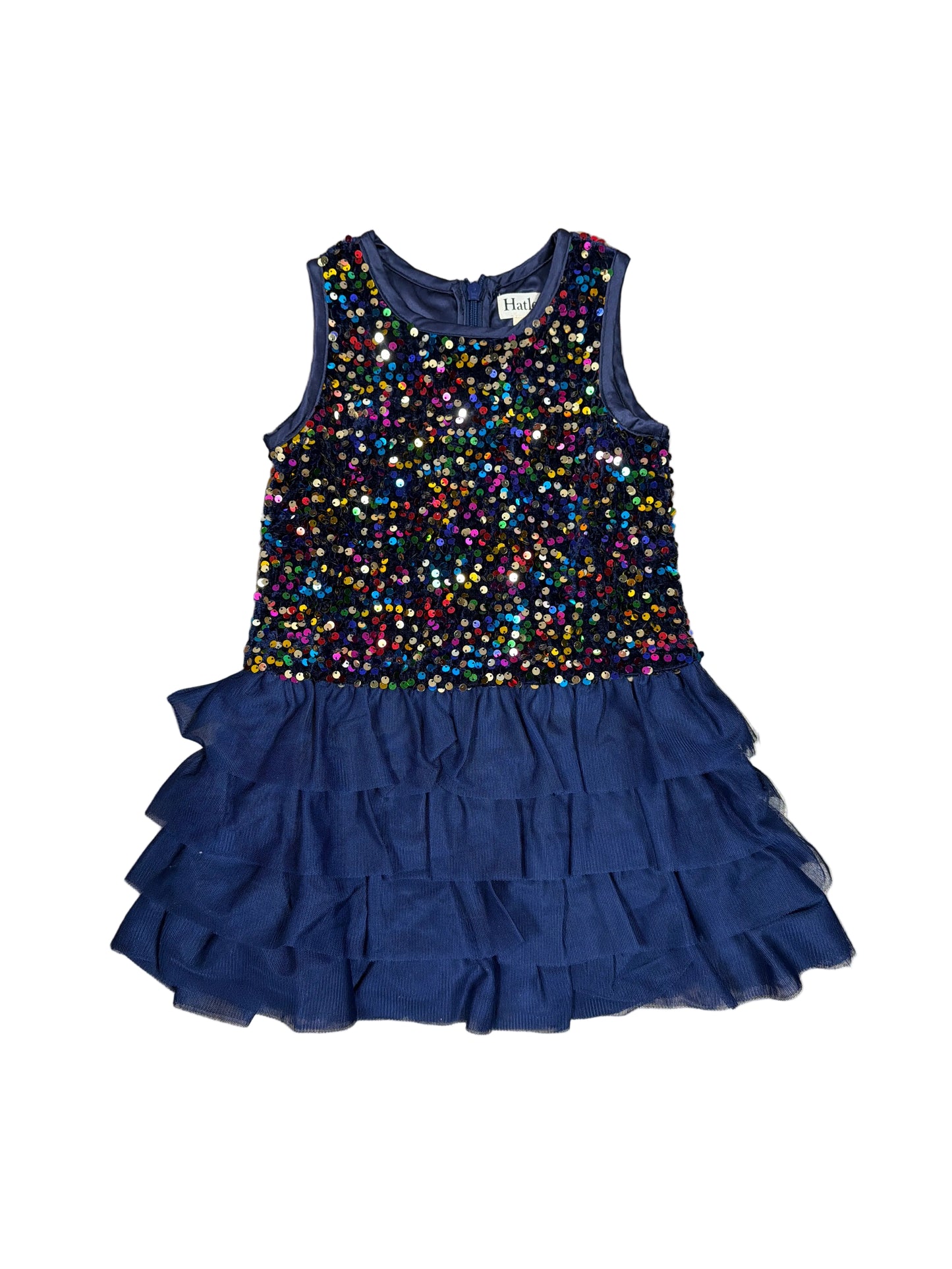 Rainbow Coins Sequin Tulle Dress