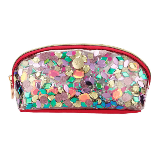 Jewel Confetti Clear Pencil Pouch