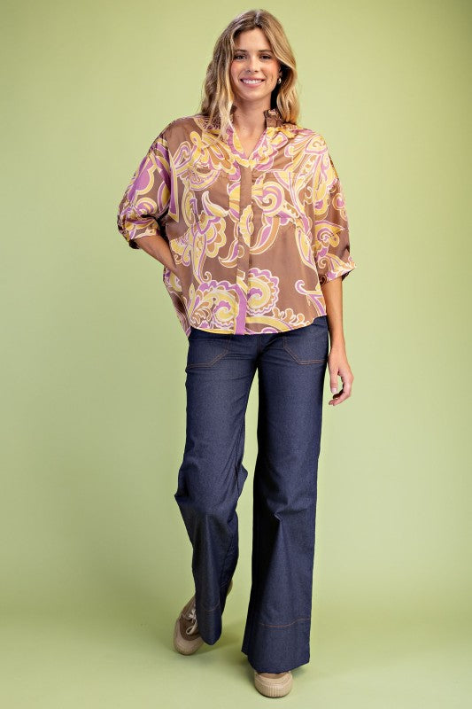 Golden Brown Mix Top