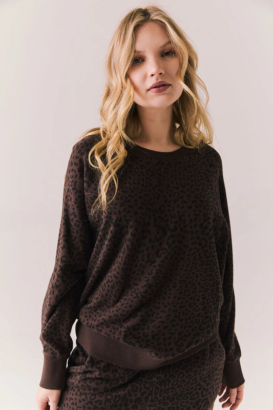 Valentine Leopard Pullover