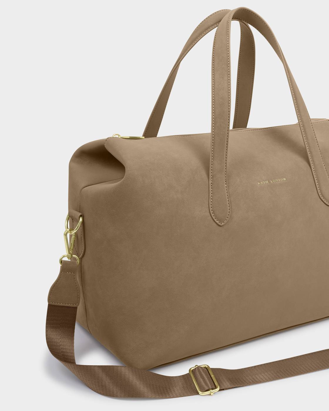Milan Suedette Cabin Bag in Taupe