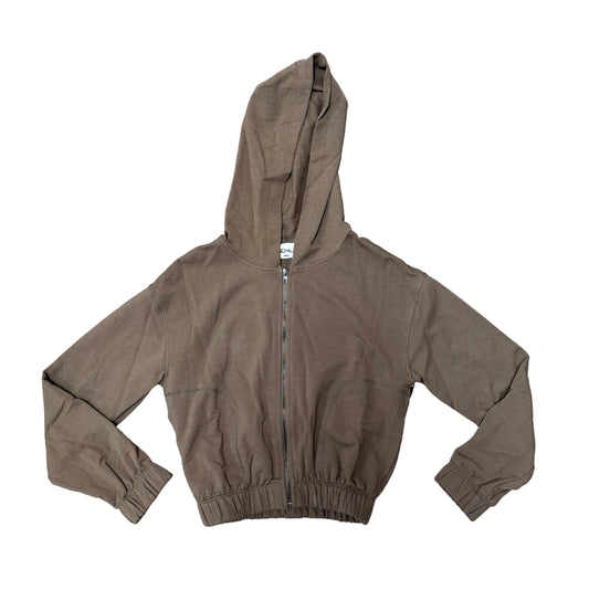 Chocolate Lava French Terry Zip Up